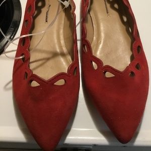 Banana republic laser cut ballet flats